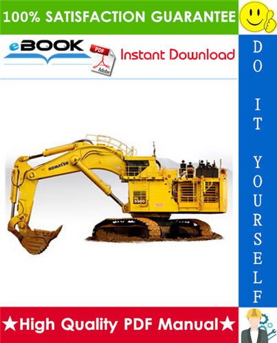 Thumbnail ☆☆ Best ☆☆ Komatsu PC5500-6 Hydraulic Mining Shovel Operation & Maintenance Manual (Serial Number: 15022)