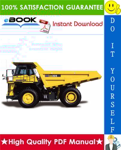 Thumbnail ☆☆ Best ☆☆ Komatsu HD325-6 Dump Truck Operation & Maintenance Manual (Serial Number: 5801 and up)