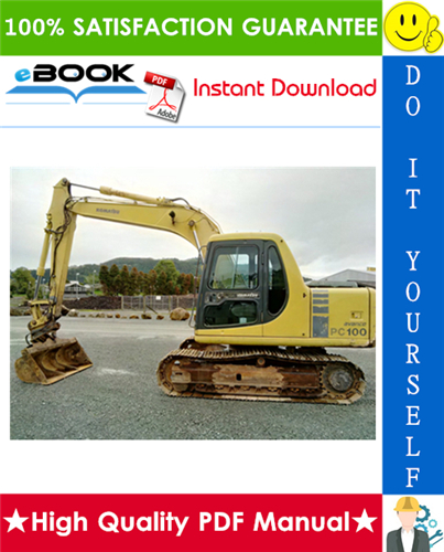 Thumbnail ☆☆ Best ☆☆ Komatsu PC100-6, PC100L-6, PC120-6, PC130-6 Mighty Hydraulic Excavator Operation & Maintenance Manual  (Serial Number: 41401 and up, 15106 and up, 50201 and up)