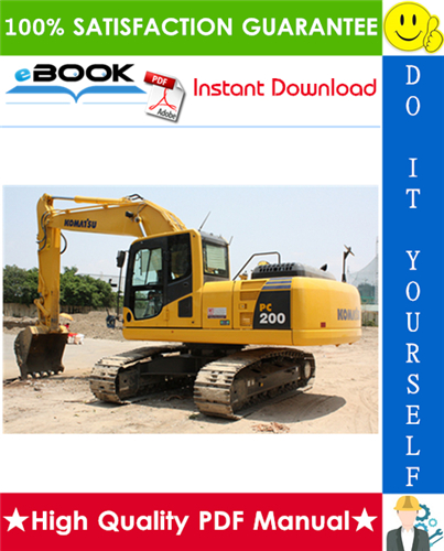 Thumbnail ☆☆ Best ☆☆ Komatsu PC200-6, PC200LC-6, PC210-6 Mighty, PC210LC-6 Mighty, PC220-6, PC220LC-6, PC230-6 Mighty, PC230LC-6 Mighty Hydraulic Excavator Operation & Maintenance Ma