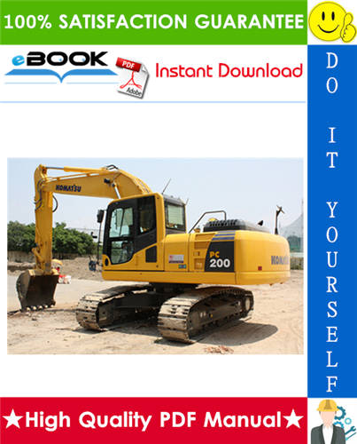 Thumbnail ☆☆ Best ☆☆ Komatsu PC200-6, PC200LC-6, PC210-6 Mighty, PC210LC-6 Mighty, PC220-6, PC220LC-6, PC230-6 Mighty, PC230LC-6 Mighty Hydraulic Excavator Operation & Maintenance Ma