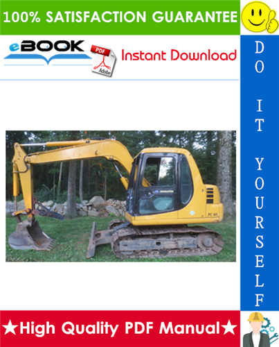 Thumbnail ☆☆ Best ☆☆ Komatsu PC60-7 Hydraulic Excavator Operation & Maintenance Manual (Serial Number: 45001 and up)