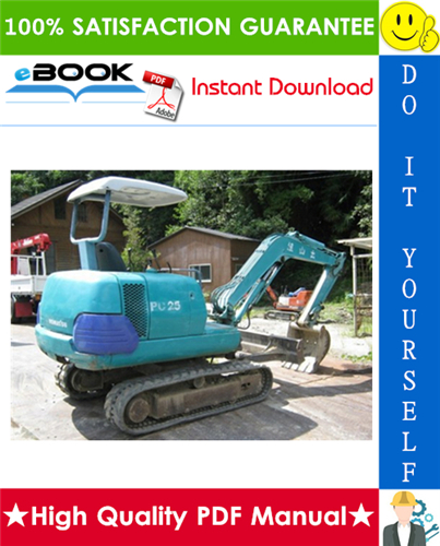 Thumbnail ☆☆ Best ☆☆ Komatsu PC25-1, PC30-7, PC40-7, PC45-1 Hydraulic Excavator Operation & Maintenance Manual