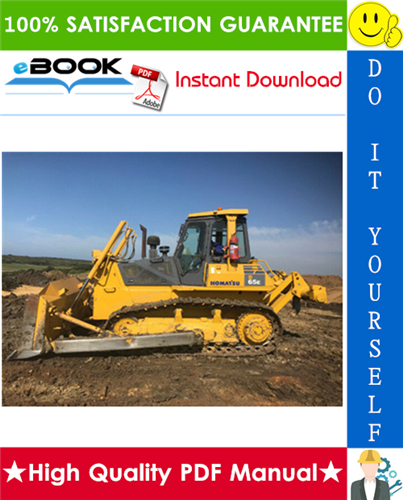 Thumbnail ☆☆ Best ☆☆ Komatsu D65E-12, D65P-12 Bulldozer Operation & Maintenance Manual  (Serial Number: 61441 and up, 61365 and up)