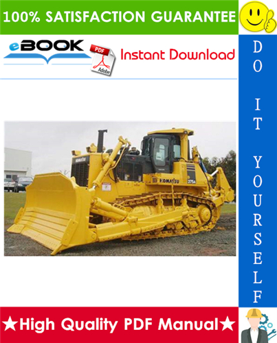 Thumbnail ☆☆ Best ☆☆ Komatsu D375A-3 Bulldozer Operation & Maintenance Manual (Serial Number: 17001 and up)