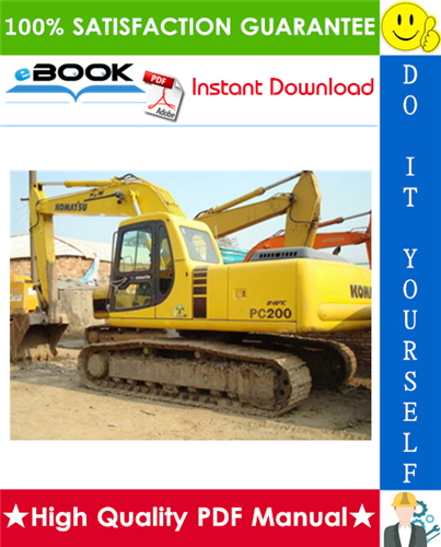 Thumbnail ☆☆ Best ☆☆ Komatsu PC200-6 Hydraulic Excavator Operation & Maintenance Manual (Serial Number: C10001 and up)