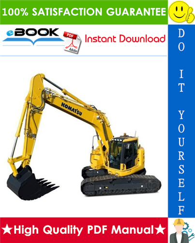 Thumbnail ☆☆ Best ☆☆ Komatsu PC228US-3, PC228USLC-3 Hydraulic Excavator Operation & Maintenance Manual (Serial Number: 20001 and up)