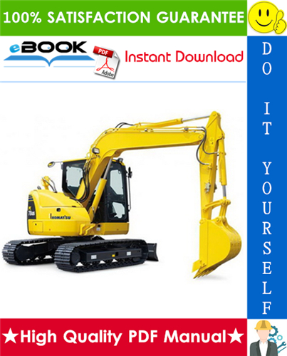 Thumbnail ☆☆ Best ☆☆ Komatsu PC78US-5 Hydraulic Excavator Operation & Maintenance Manual (Serial Number: 1001 and up)