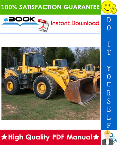 Thumbnail ☆☆ Best ☆☆ Komatsu WA420-1LC Wheel Loader Operation & Maintenance Manual (Serial Number: A25001 and up)