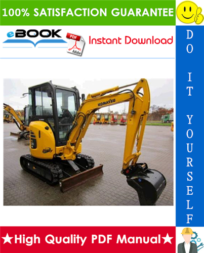 Thumbnail ☆☆ Best ☆☆ Komatsu PC20-7 Hydraulic Excavator Operation & Maintenance Manual (Serial Number: 35001 and up)