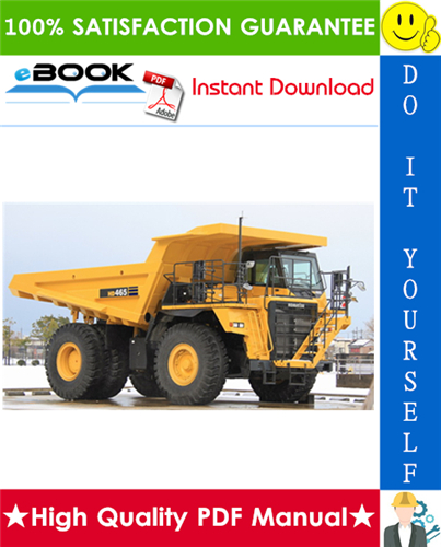 Thumbnail ☆☆ Best ☆☆ Komatsu HD465-3 Dump Truck Operation & Maintenance Manual (Serial Number: 2001 and up) Thumbnail ☆☆ Best ☆☆ Komatsu HD465-3 Dump Truck Operation & Maintenance Manual (Serial Number: 2001 and up)
