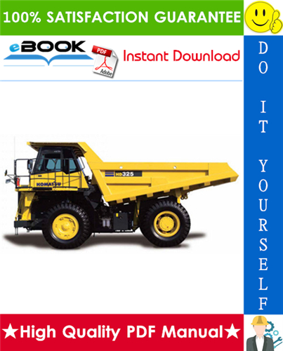Thumbnail ☆☆ Best ☆☆ Komatsu HD325-6 Dump Truck Operation & Maintenance Manual (Serial Number: 5292 and up) Thumbnail ☆☆ Best ☆☆ Komatsu HD325-6 Dump Truck Operation & Maintenance Manual (Serial Number: 5292 and up)