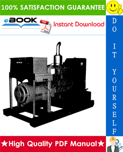 Thumbnail ☆☆ Best ☆☆ Komatsu EG150-5, EG150B-5, EG150BS-5 Generator Operation & Maintenance Manual