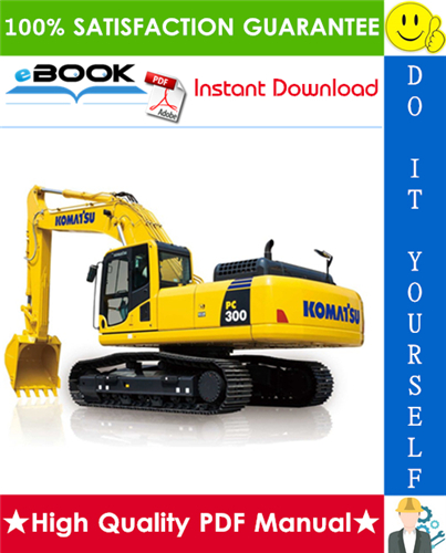 Thumbnail ☆☆ Best ☆☆ Komatsu PC300-6, PC300LC-6, PC350-6, PC350LC-6 Hydraulic Excavator Operation & Maintenance Manual  (Serial Number: 33466 and up, 12284 and up)