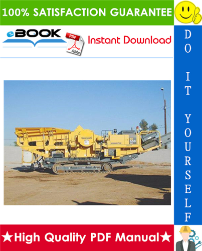 Thumbnail ☆☆ Best ☆☆ Komatsu BR500JG-1 Mobile Crusher Operation & Maintenance Manual (Serial Number: 1201 and up) Thumbnail ☆☆ Best ☆☆ Komatsu BR500JG-1 Mobile Crusher Operation & Maintenance Manual (Serial Number: 1201 and up)