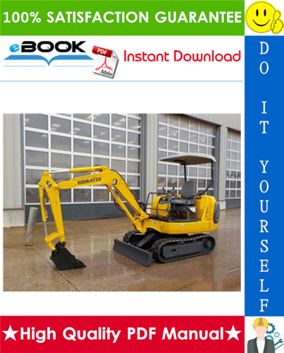 Thumbnail ☆☆ Best ☆☆ Komatsu PC20R-8, PC25R-8, PC27R-8 Hydraulic Excavator Operation & Maintenance Manual (Serial Number: 10001 and up)