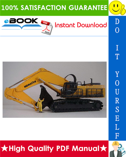 Thumbnail ☆☆ Best ☆☆ Komatsu PC1100-6, PC1100LC-6, PC1100SP-6 Hydraulic Excavator Operation & Maintenance Manual (Serial Number: 10115 and up)