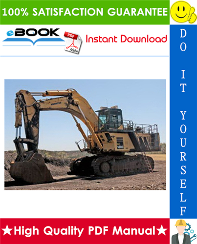Thumbnail ☆☆ Best ☆☆ Komatsu PC1800-6 Hydraulic Excavator Operation & Maintenance Manual (Serial Number: 10011, 11002 and up)