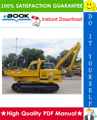 Thumbnail ☆☆ Best ☆☆ Komatsu CD60R-1 Crawler Carrier Operation & Maintenance Manual (Serial Number: 1801 and up)