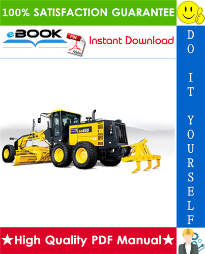 Thumbnail ☆☆ Best ☆☆ Komatsu GD655-3C Motor Grader Operation & Maintenance Manual (Serial Number: 50001 and up)
