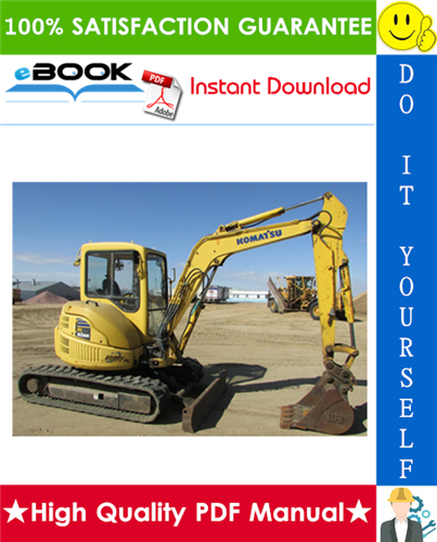 Thumbnail ☆☆ Best ☆☆ Komatsu PC40MRx-1, PC45MRx-1 Hydraulic Excavator Operation & Maintenance Manual  (Serial Number: 5501 and up, 3001 and up)