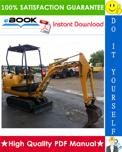 Thumbnail ☆☆ Best ☆☆ Komatsu PC15MRX-1 Hydraulic Excavator Operation & Maintenance Manual (Serial Number: 10001 and up)
