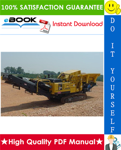 Thumbnail ☆☆ Best ☆☆ Komatsu BR480RG-1 Mobile Crusher Operation & Maintenance Manual (Serial Number: 1006 and up) Thumbnail ☆☆ Best ☆☆ Komatsu BR480RG-1 Mobile Crusher Operation & Maintenance Manual (Serial Number: 1006 and up)