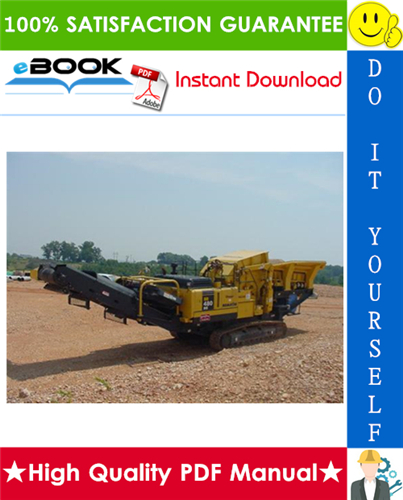 Thumbnail ☆☆ Best ☆☆ Komatsu BR480RG-1 Mobile Crusher Service Repair Manual (Serial Number: 1001 and up) Thumbnail ☆☆ Best ☆☆ Komatsu BR480RG-1 Mobile Crusher Service Repair Manual (Serial Number: 1001 and up)