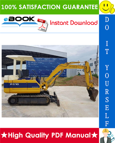 Thumbnail ☆☆ Best ☆☆ Komatsu PC10-7, PC15-3, PC20-7 Hydraulic Excavator Service Repair Manual