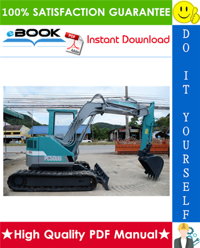 Thumbnail ☆☆ Best ☆☆ Komatsu PC50UU-1 Hydraulic Excavator Service Repair Manual (Serial Number: 1001 and up)