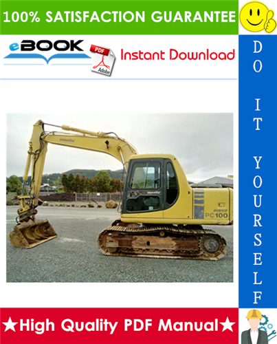 Thumbnail ☆☆ Best ☆☆ Komatsu PC100-6, PC120-6, PC120LC-6, PC130-6 Hydraulic Excavator Service Repair Manual