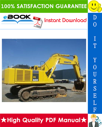 Thumbnail ☆☆ Best ☆☆ Komatsu PC600-6, PC600LC-6 Hydraulic Excavator Service Repair Manual (Serial Number: 10001 and up)