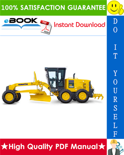 Thumbnail ☆☆ Best ☆☆ Komatsu GD555-3C, GD655-3C, GD675-3C Motor Grader Service Repair Manual (Serial Number: 50001 and up)