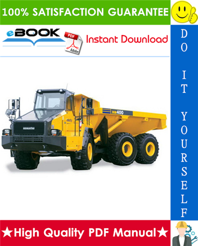 Thumbnail ☆☆ Best ☆☆ Komatsu HM400-1 Articulated Dump Truck Service Repair Manual (Serial Number: 1001 and up)