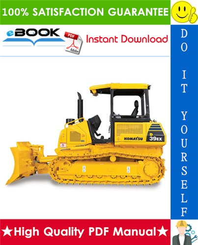 Thumbnail ☆☆ Best ☆☆ Komatsu D39EX-21, D39PX-21 Bulldozer Service Repair Manual (Serial Number: 1001 and up)