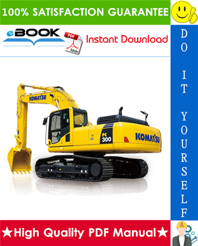 Thumbnail ☆☆ Best ☆☆ Komatsu PC300-7, PC300LC-7, PC350-7, PC350LC-7 Hydraulic Excavator Service Repair Manual