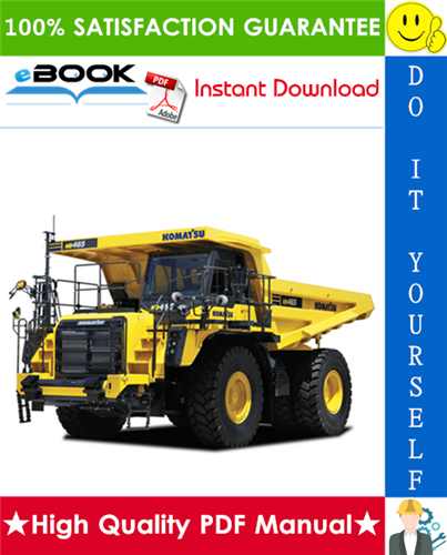 Thumbnail ☆☆ Best ☆☆ Komatsu HD465-5 Dump Truck Service Repair Manual (Serial Number: 4001 and up)