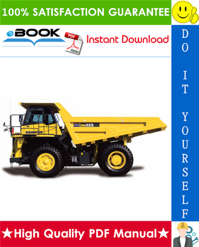 Thumbnail ☆☆ Best ☆☆ Komatsu HD325-6, HD405-6, HD465-5, HD605-5, HD785-5 Dump Truck Service Repair Manual