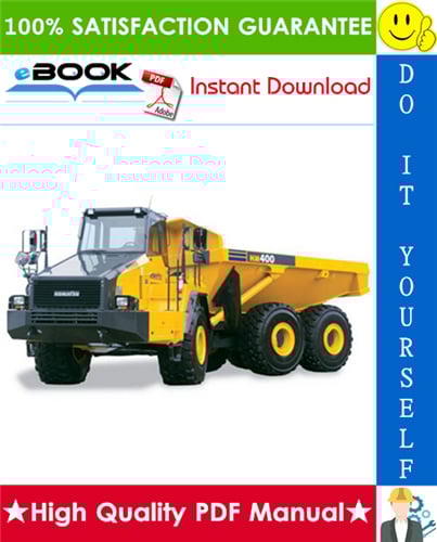 Thumbnail ☆☆ Best ☆☆ Komatsu HM400-2 Articulated Dump Truck Service Repair Manual (Serial Number: 2001 and up)