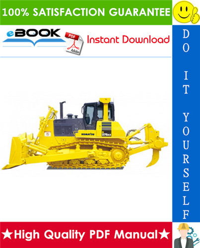 Thumbnail ☆☆ Best ☆☆ Komatsu D275AX-5E0 Bulldozer Service Repair Manual (Serial Number: 30001 and up)