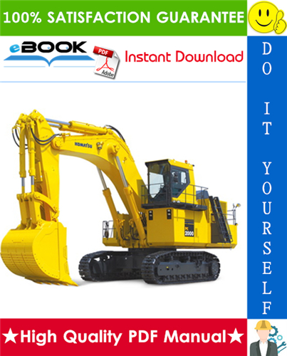 Thumbnail ☆☆ Best ☆☆ Komatsu PC2000-8 Hydraulic Excavator Service Repair Manual (Serial Number: 20001 and up)
