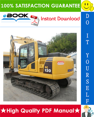 Thumbnail ☆☆ Best ☆☆ Komatsu PC130-8 Hydraulic Excavator Service Repair Manual (Serial Number: 80001 and up)