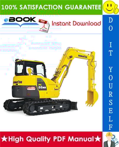 Thumbnail ☆☆ Best ☆☆ Komatsu PC88MR-8 Hydraulic Excavator Service Repair Manual (Serial Number: 5001 and up)