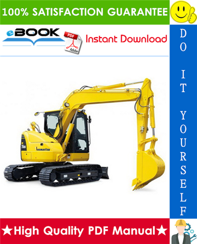 Thumbnail ☆☆ Best ☆☆ Komatsu PC78US-8 Hydraulic Excavator Service Repair Manual (Serial Number: 15001 and up)