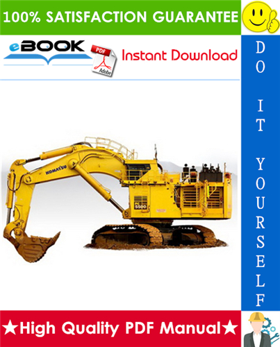 Thumbnail ☆☆ Best ☆☆ Komatsu PC5500-6 Hydraulic Mining Shovel Service Repair Manual (Serial Number: 15046 and up)