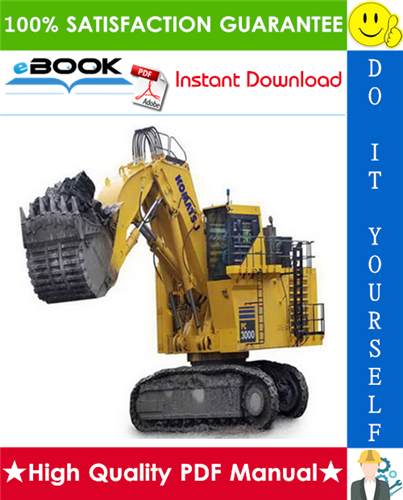 Thumbnail ☆☆ Best ☆☆ Komatsu PC3000-1 Hydraulic Mining Shovel Service Repair Manual (Serial Number: 6171)