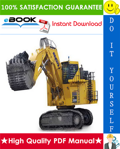 Thumbnail ☆☆ Best ☆☆ Komatsu PC3000-1 Hydraulic Mining Shovel Service Repair Manual (Serial Number: 6199)