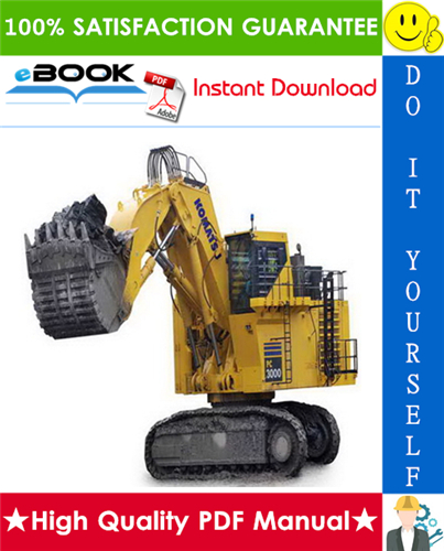 Thumbnail ☆☆ Best ☆☆ Komatsu PC3000-6 Hydraulic Mining Shovel Service Repair Manual (Serial Number: 06208 and up, 46151 and up)