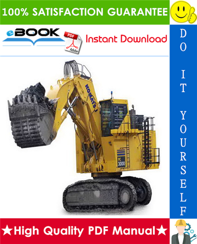 Thumbnail ☆☆ Best ☆☆ Komatsu PC3000-1 Hydraulic Mining Shovel Service Repair Manual (Serial Number: 6225)
