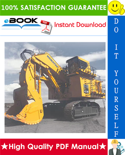 Thumbnail ☆☆ Best ☆☆ Komatsu PC4000-6 Hydraulic Mining Shovel Service Repair Manual (Serial Number: 8172)
